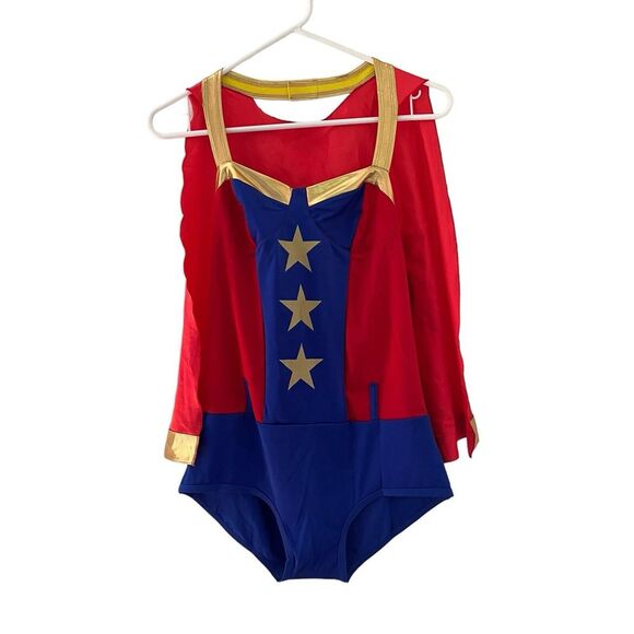 Woman's Wonder Woman Comic Book Girl Costume M ( 8-10) Halloween Costume‎ - Picture 1 of 6